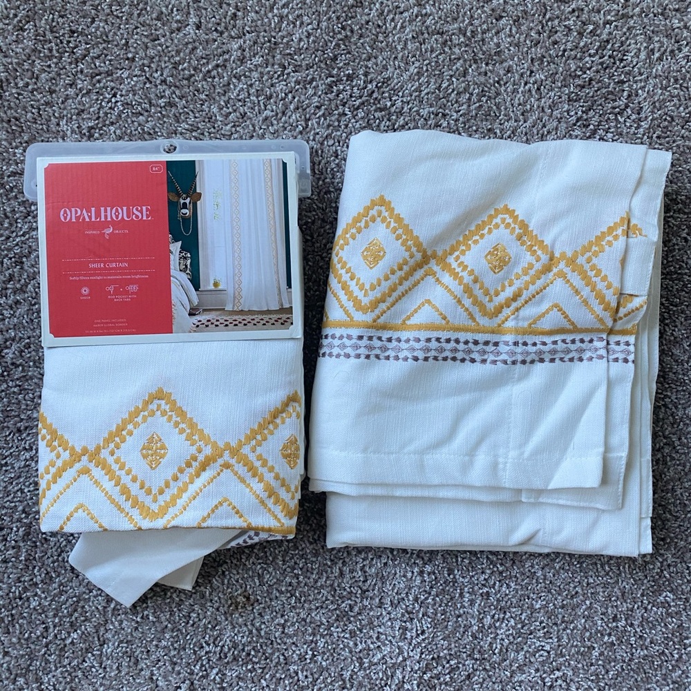 Opalhouse Sheer Curtains (2 panels)